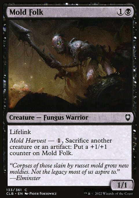 Mold Folk, Commander Legends: Battle for Baldur's Gate #133, Magic: The Gathering card