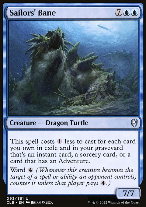 Sailors' Bane, Commander Legends: Battle for Baldur's Gate #93, Magic: The Gathering card