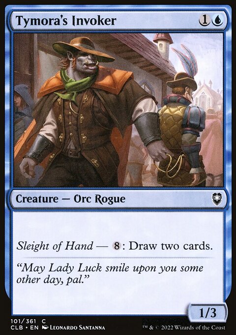 Tymora's Invoker, Commander Legends: Battle for Baldur's Gate #101, Magic: The Gathering card
