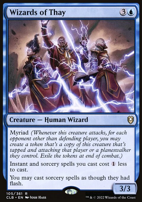 Wizards of Thay, Commander Legends: Battle for Baldur's Gate #105, Magic: The Gathering card