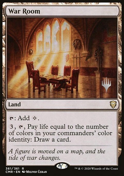 War Room, Commander Legends Promos #361p, Magic: The Gathering card