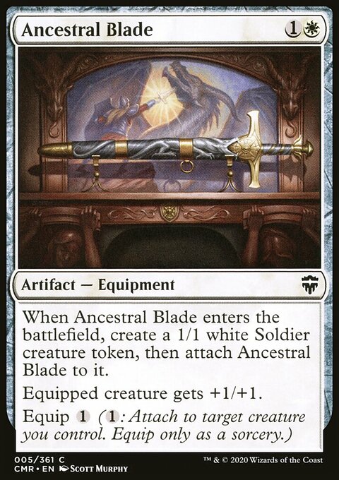 Ancestral Blade, Commander Legends #5, Magic: The Gathering card