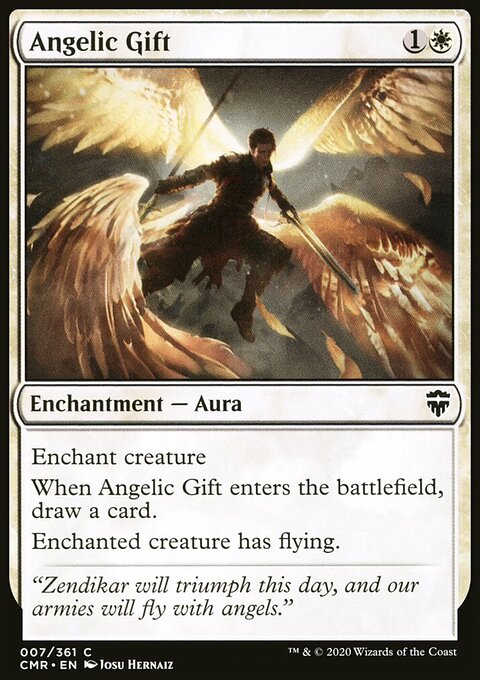 Angelic Gift, Commander Legends #7, Magic: The Gathering card