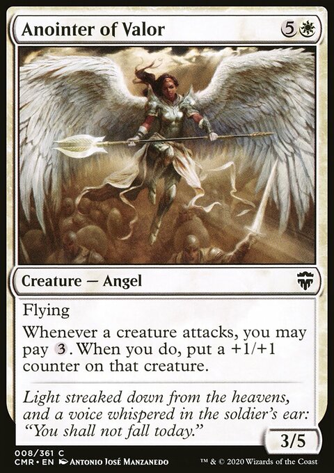 Anointer of Valor, Commander Legends #8, Magic: The Gathering card