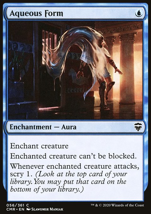 Aqueous Form, Commander Legends #56, Magic: The Gathering card