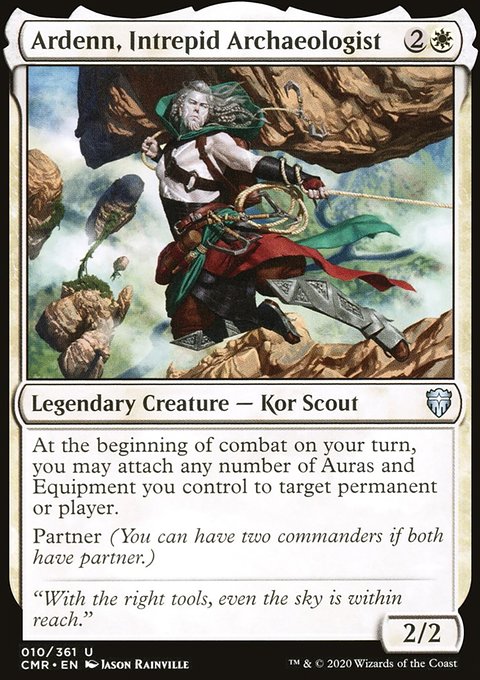 Ardenn, Intrepid Archaeologist, Commander Legends #10, Magic: The Gathering card