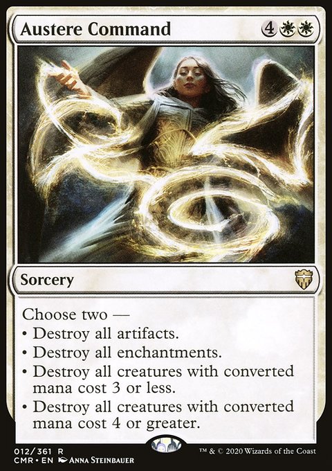 Austere Command, Commander Legends #12, Magic: The Gathering card