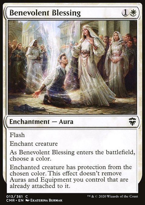 Benevolent Blessing, Commander Legends #13, Magic: The Gathering card