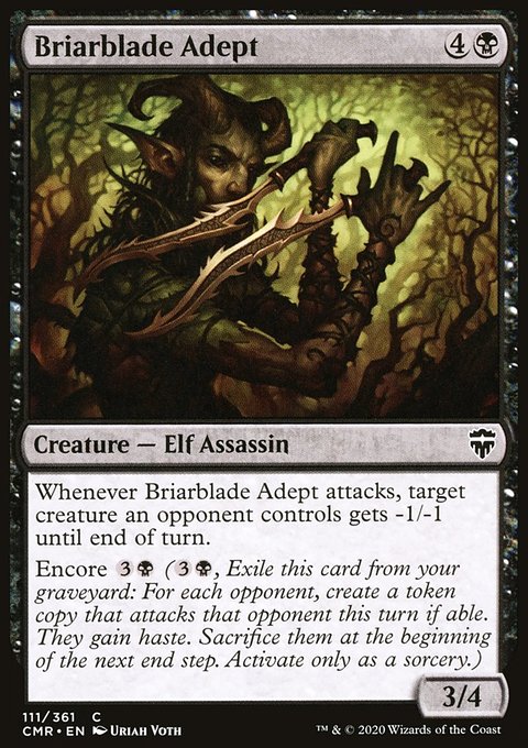 Briarblade Adept, Commander Legends #111, Magic: The Gathering card