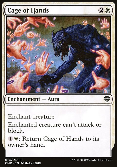 Cage of Hands, Commander Legends #14, Magic: The Gathering card