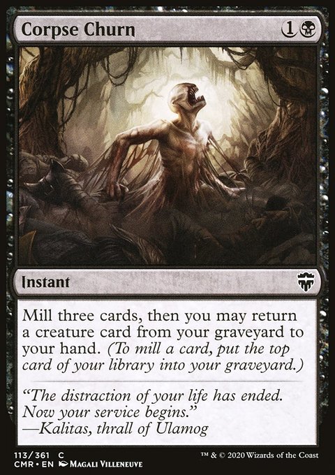 Corpse Churn, Commander Legends #113, Magic: The Gathering card