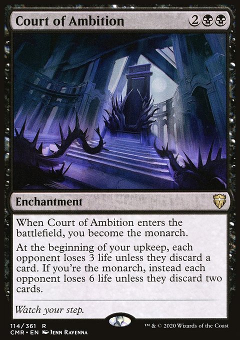 Court of Ambition, Commander Legends #114, Magic: The Gathering card