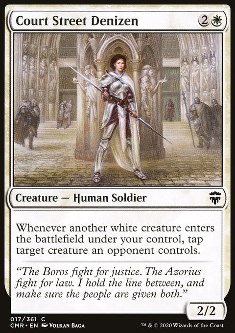 Court Street Denizen, Commander Legends #17, Magic: The Gathering card