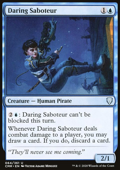 Daring Saboteur, Commander Legends #64, Magic: The Gathering card