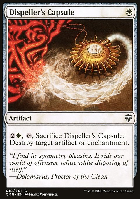 Dispeller's Capsule, Commander Legends #18, Magic: The Gathering card