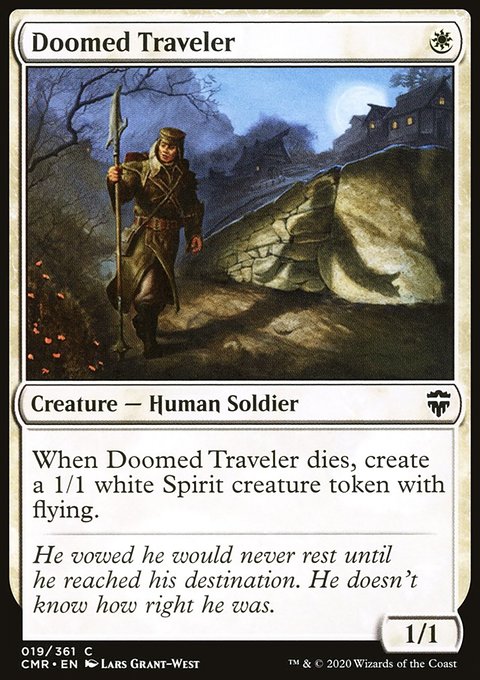 Doomed Traveler, Commander Legends #19, Magic: The Gathering card