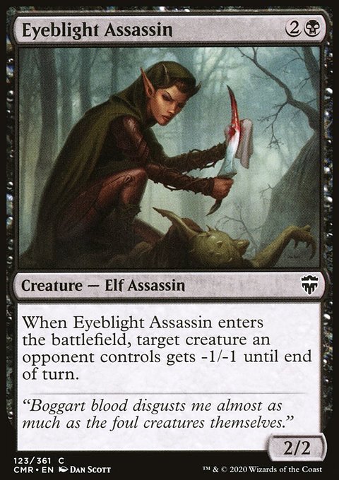 Eyeblight Assassin, Commander Legends #123, Magic: The Gathering card