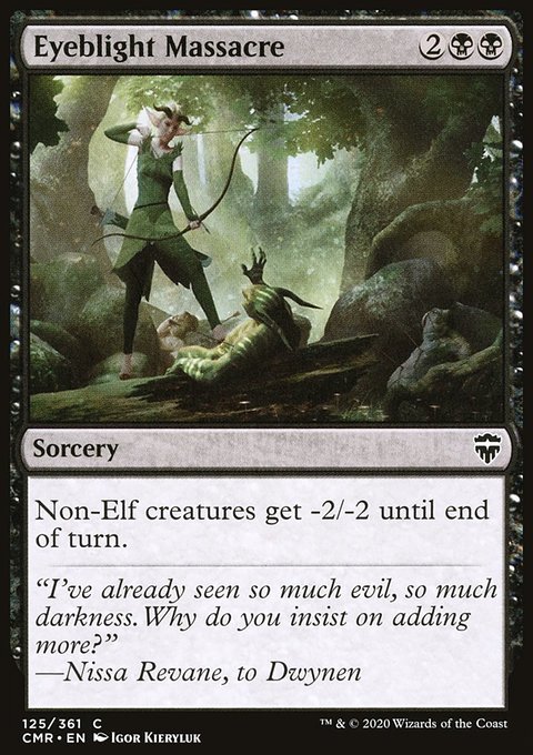 Eyeblight Massacre, Commander Legends #125, Magic: The Gathering card