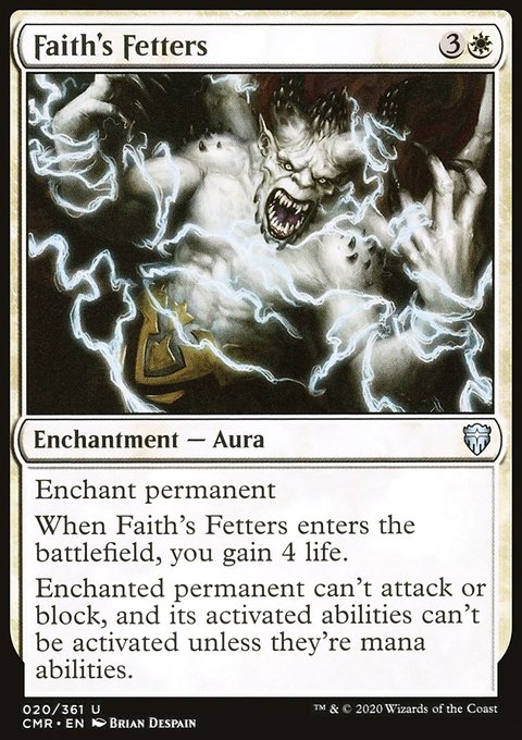 Faith's Fetters, Commander Legends #20, Magic: The Gathering card