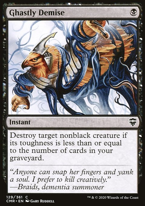 Ghastly Demise, Commander Legends #129, Magic: The Gathering card