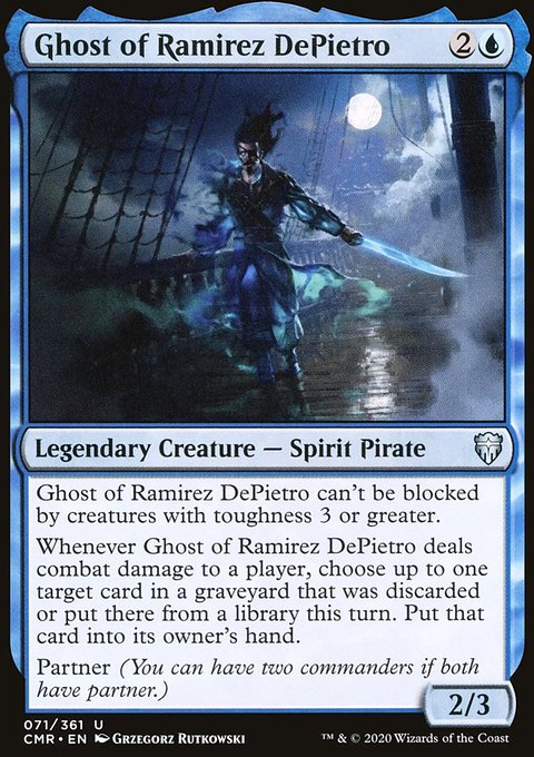 Ghost of Ramirez DePietro, Commander Legends #71, Magic: The Gathering card