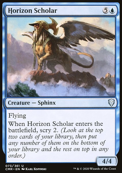 Horizon Scholar, Commander Legends #73, Magic: The Gathering card