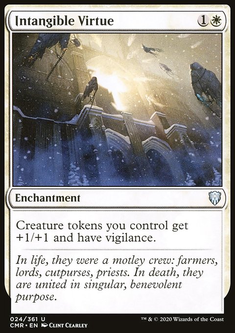 Intangible Virtue, Commander Legends #24, Magic: The Gathering card