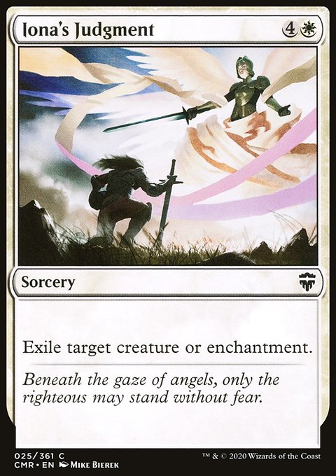 Iona's Judgment, Commander Legends #25, Magic: The Gathering card