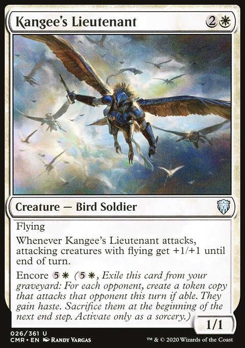 Kangee's Lieutenant, Commander Legends #26, Magic: The Gathering card