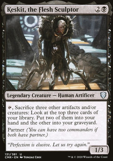 Keskit, the Flesh Sculptor, Commander Legends #131, Magic: The Gathering card