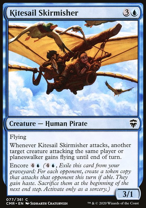 Kitesail Skirmisher, Commander Legends #77, Magic: The Gathering card