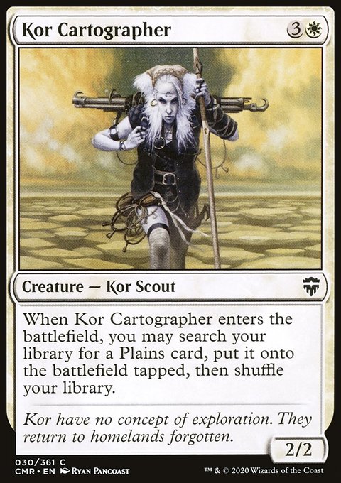 Kor Cartographer, Commander Legends #30, Magic: The Gathering card