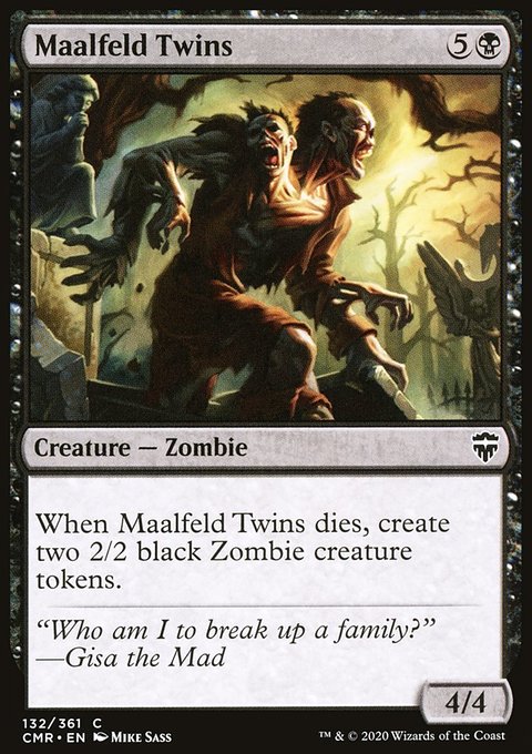 Maalfeld Twins, Commander Legends #132, Magic: The Gathering card
