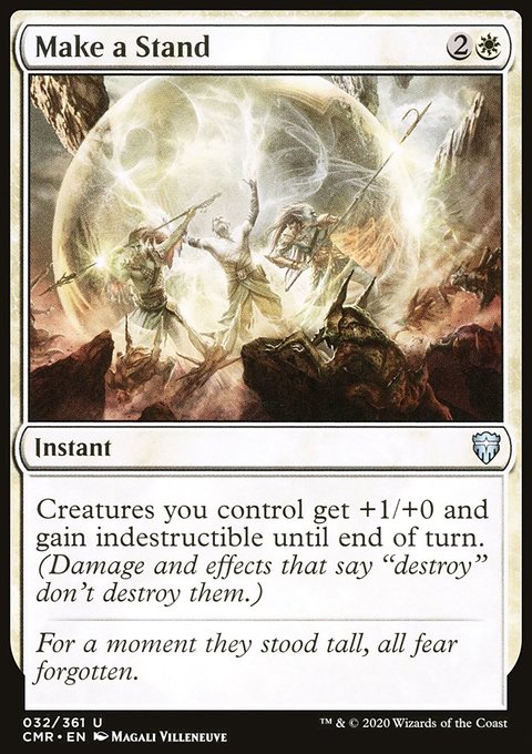 Make a Stand, Commander Legends #32, Magic: The Gathering card