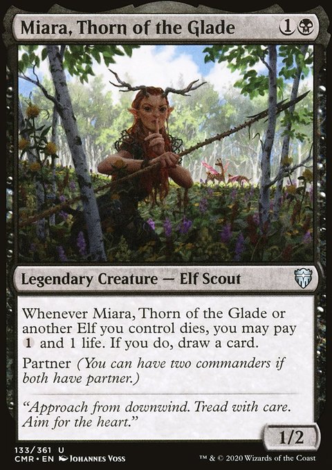 Miara, Thorn of the Glade, Commander Legends #133, Magic: The Gathering card
