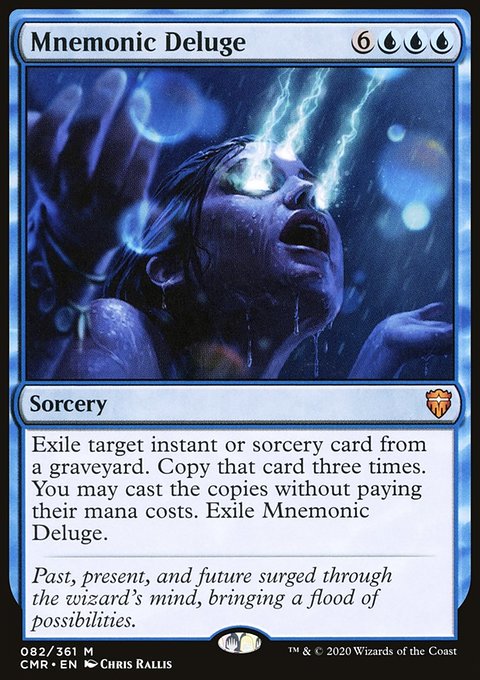 Mnemonic Deluge, Commander Legends #82, Magic: The Gathering card