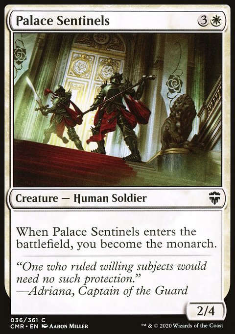 Palace Sentinels, Commander Legends #36, Magic: The Gathering card