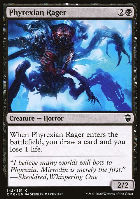 Phyrexian Rager, Commander Legends #142, Magic: The Gathering card