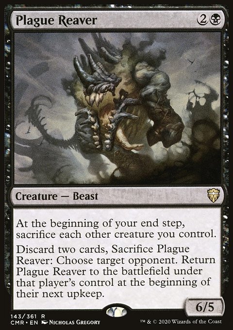 Plague Reaver, Commander Legends #143, Magic: The Gathering card