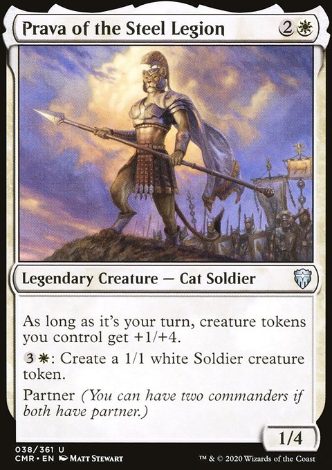 Prava of the Steel Legion, Commander Legends #38, Magic: The Gathering card