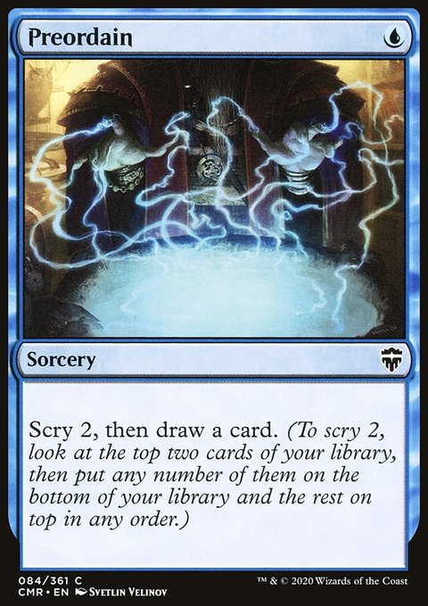 Preordain, Commander Legends #84, Magic: The Gathering card