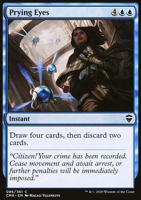 Prying Eyes, Commander Legends #86, Magic: The Gathering card