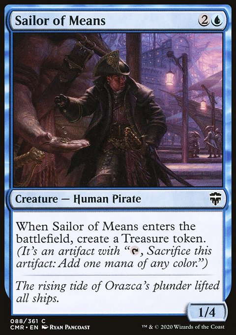 Sailor of Means, Commander Legends #88, Magic: The Gathering card