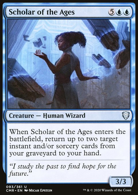 Scholar of the Ages, Commander Legends #93, Magic: The Gathering card