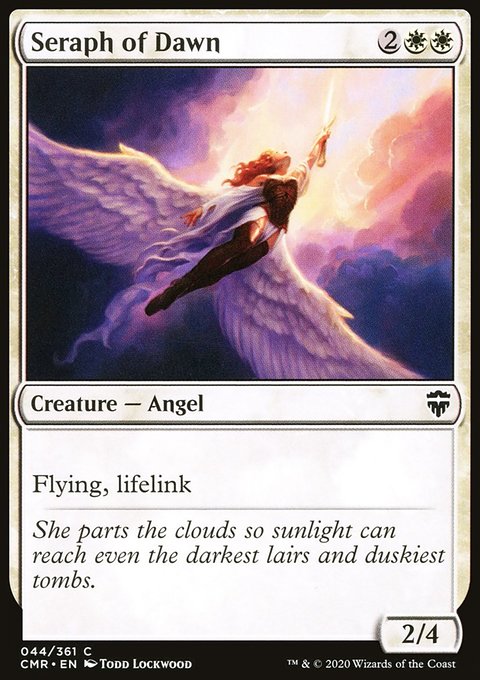 Seraph of Dawn, Commander Legends #44, Magic: The Gathering card