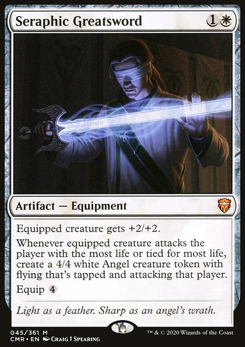 Seraphic Greatsword, Commander Legends #45, Magic: The Gathering card