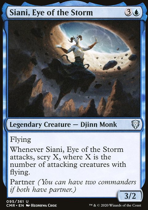 Siani, Eye of the Storm, Commander Legends #95, Magic: The Gathering card