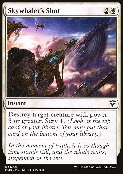 Skywhaler's Shot, Commander Legends #46, Magic: The Gathering card