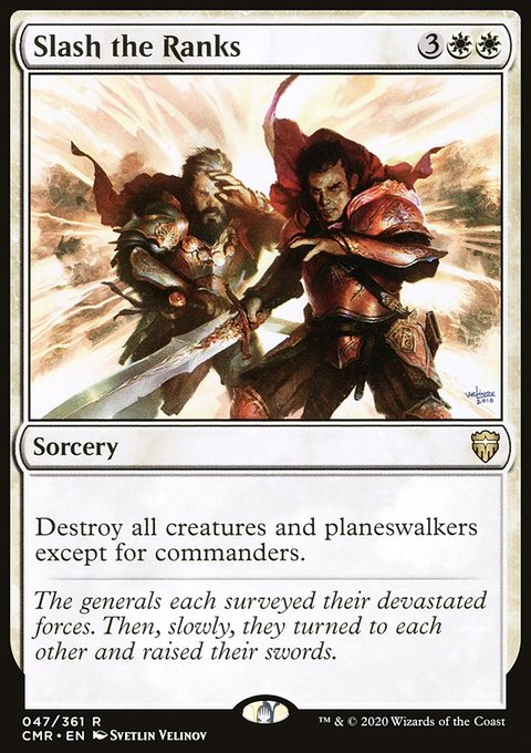 Slash the Ranks, Commander Legends #47, Magic: The Gathering card