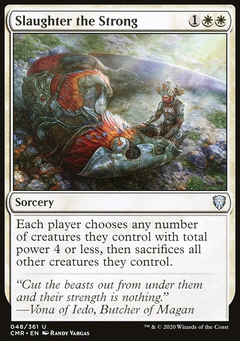 Slaughter the Strong, Commander Legends #48, Magic: The Gathering card
